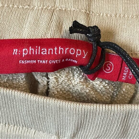 NEW n:PHILANTHROPY Coco Short Distressed Vintage Bone Women's Size Small NWT - Picture 4 of 8